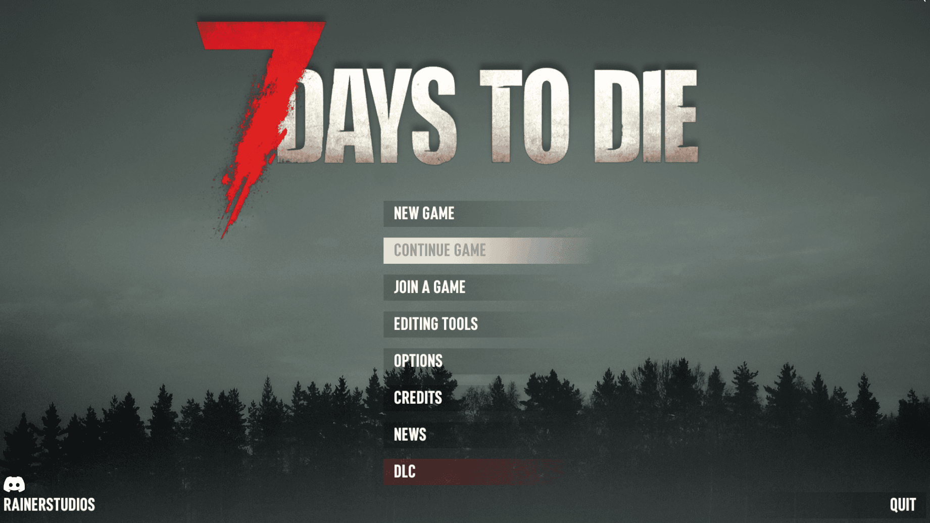 7DTD main menu
