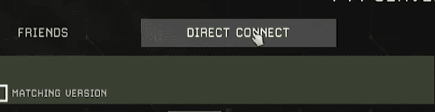 Direct Connect button