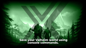 save your Valheim world using console commands.