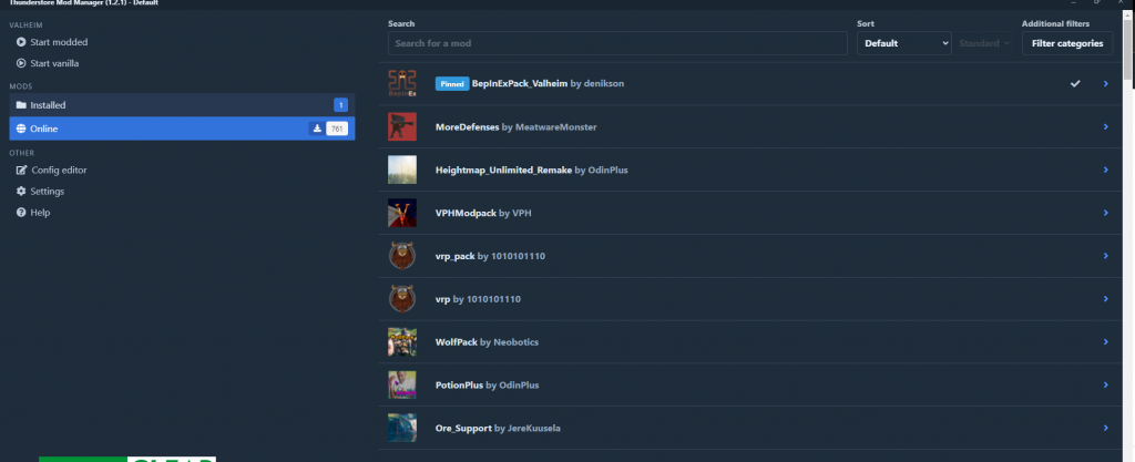 Vanilla Friendly Client Only Mods  Thunderstore - The Valheim Mod Database