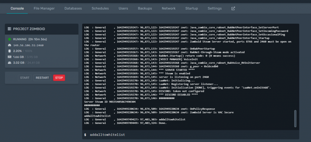 How to add whitelist to Project Zomboid Server - Xgamingserver