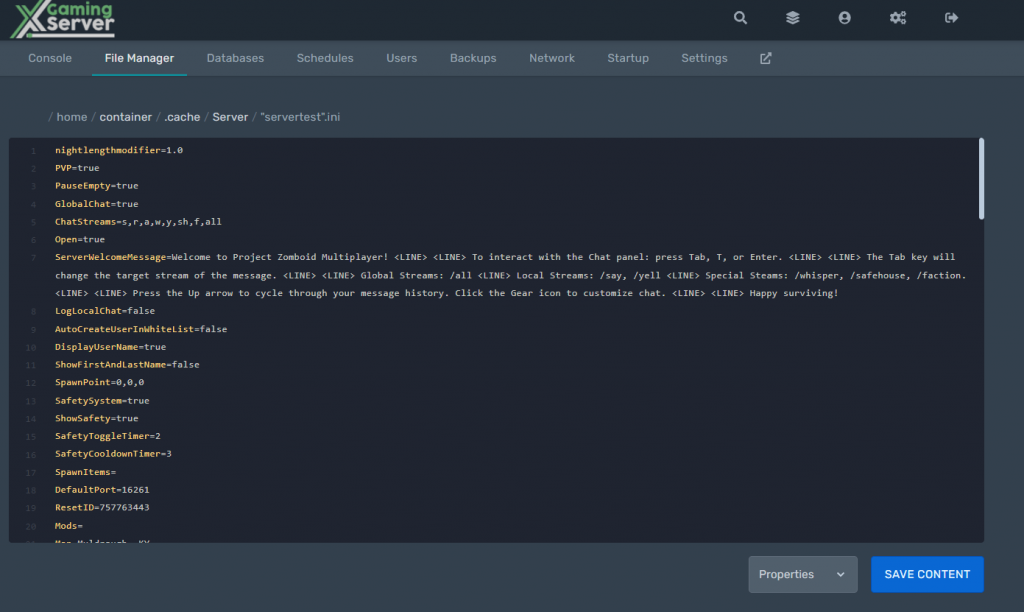 How to Change the Settings on Your Project Zomboid Server
