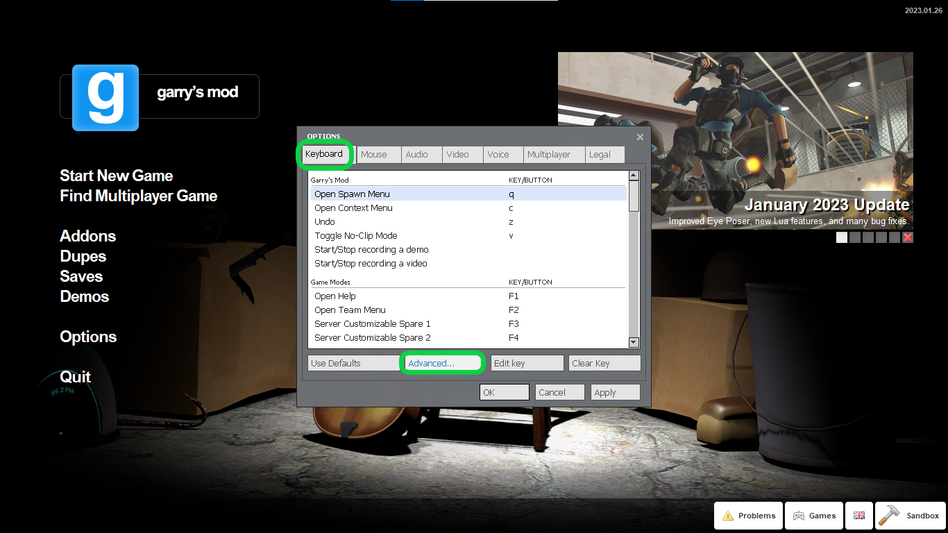 How to Enable the In-Game Console on Your Garry's Mod Client