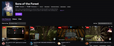sons of the forest twitch