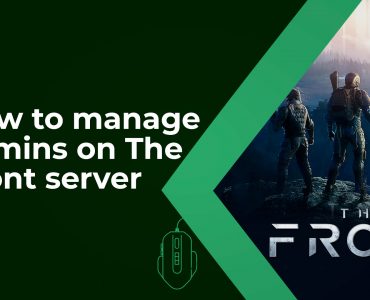 How to manage admins on The Front server