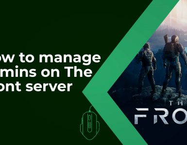 How to manage admins on The Front server