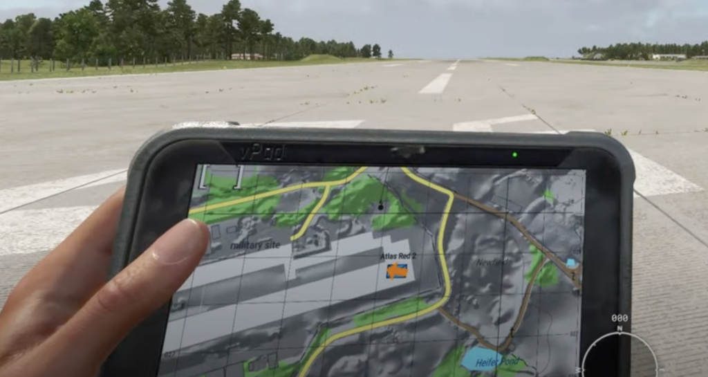 VPAD gives a tablet to replace the map