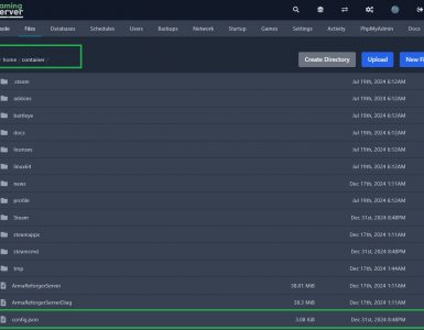 arma reforger server config