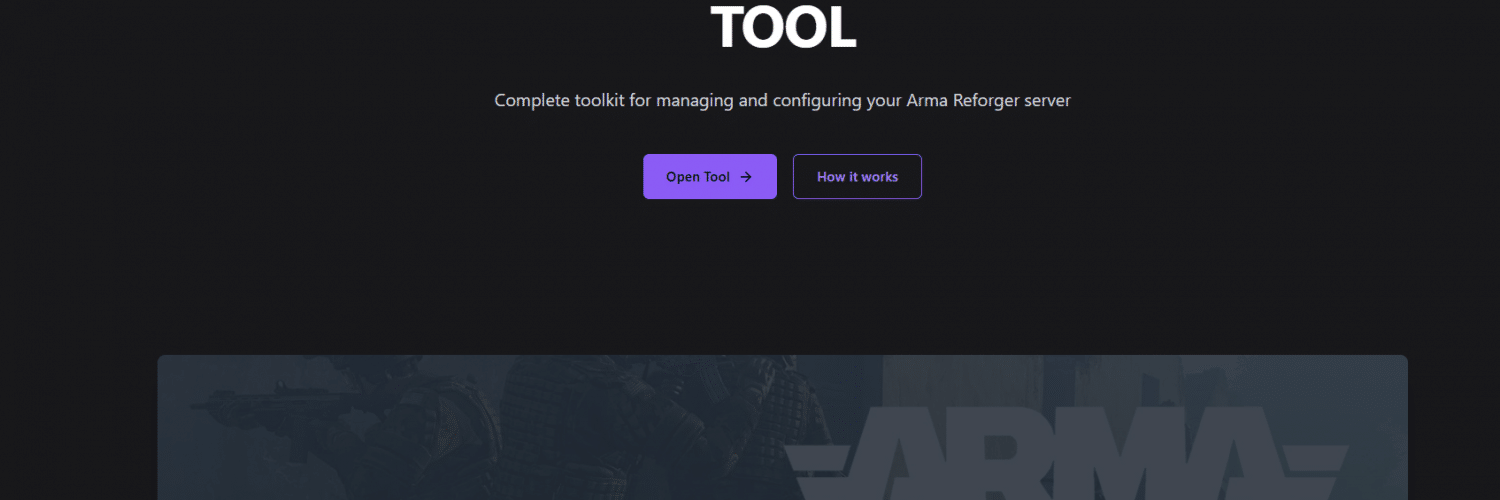 arma reforge server config tool