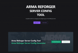 arma reforge server config tool