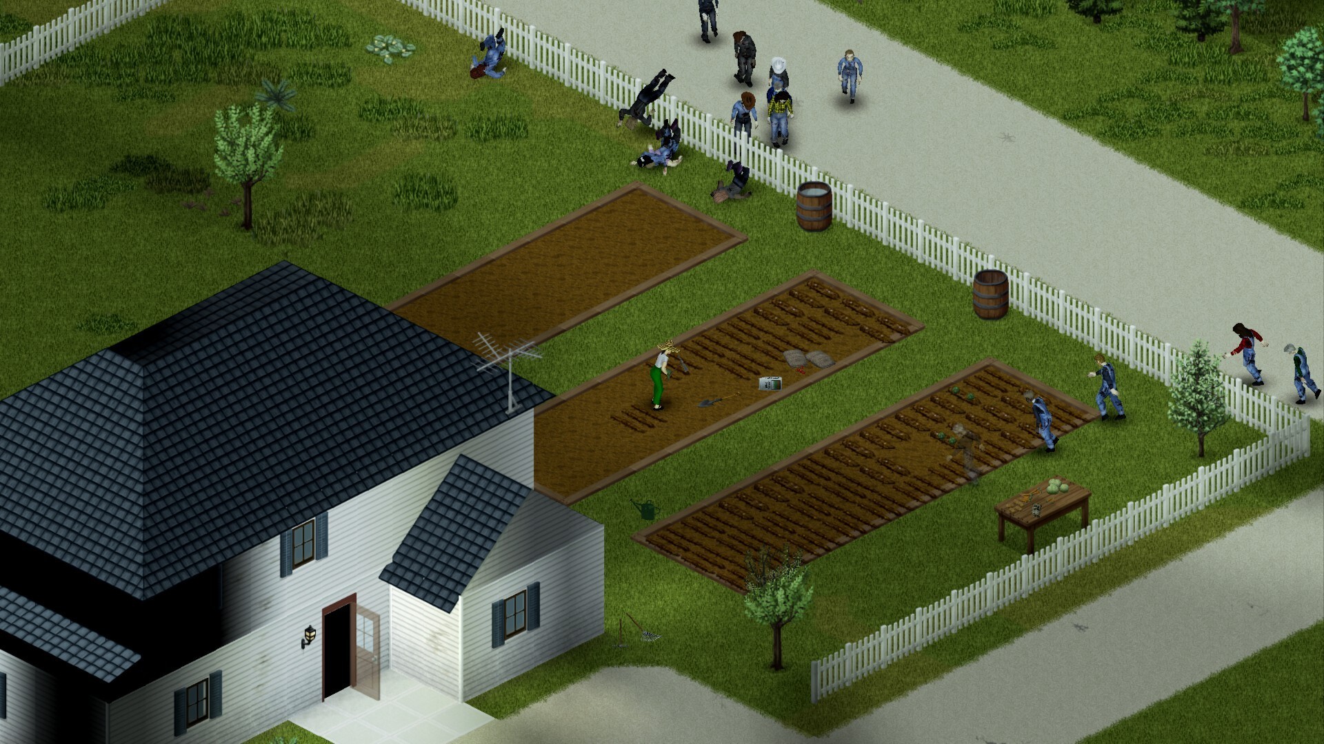 Project Zomboid gameplay