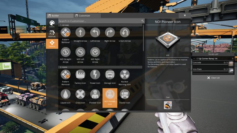 Satisfactory gameplay