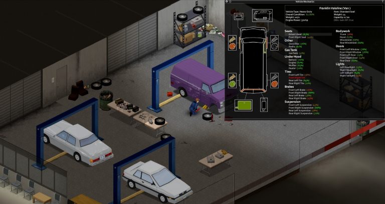 Project Zomboid gameplay