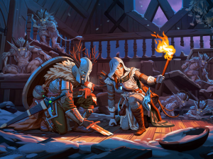 Valheim 1.0 Deep North update — Vikings planning by torchlight