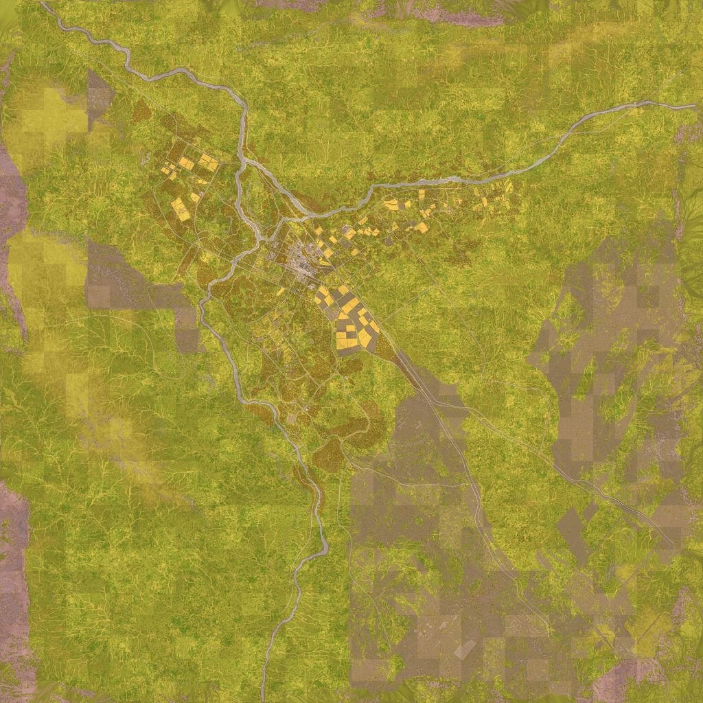 WARDOGS Zestafona map overview, a large industrial map of warehouses, rail yards and shipping docks