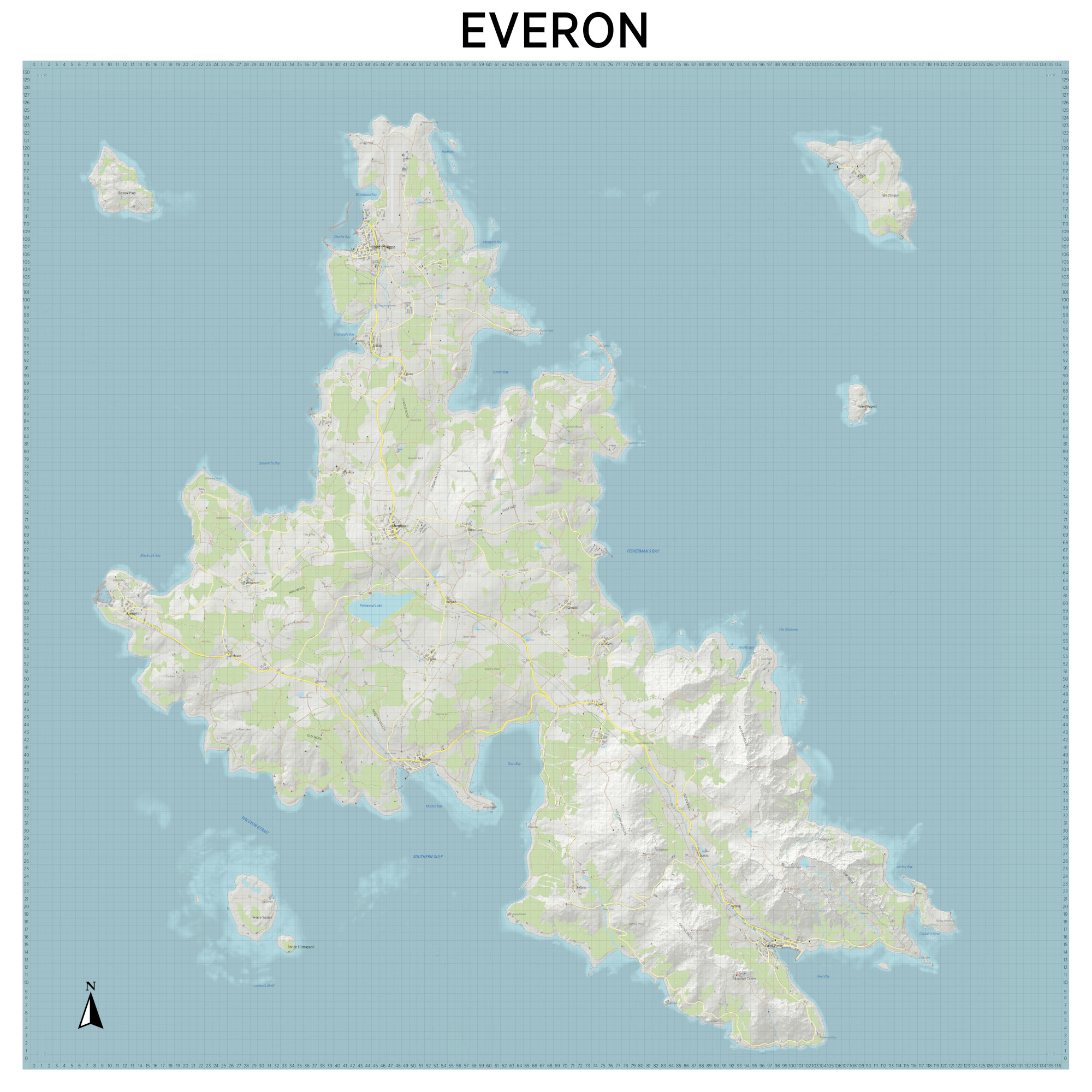 Everon map